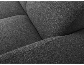 Divano angolare grigio scuro in tessuto bouclé (angolo destro) Molino - Micadoni Home
