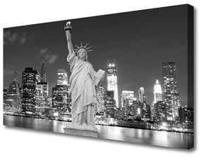 Foto quadro su tela Statua della Libertà New York 100x50 cm