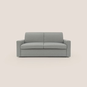 Kansas Divano letto matrimoniale alto 20 cm in tessuto impermeabile misto cotone T13 grigio