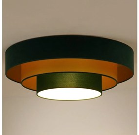 Duolla - Plafoniera LED LUNETA LED/26W/230V diametro 60 cm 4000K verde/oro