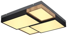 Globo 67286-50 - Plafoniera LED GUNDI LED/50W/230V marrone/nero