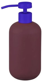 Dispenser per sapone viola scuro in ceramica 120 ml Lotus Play – Mette Ditmer Denmark