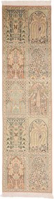 Cashmere Silk Tappeto 70 x 250 (Indian) Annodato A Mano