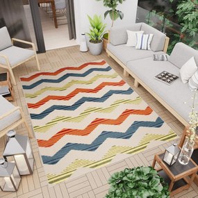 Tappeto per patio a righe in diversi colori Šírka: 160 cm | Dĺžka: 230 cm