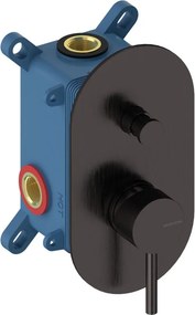 Rubinetto per doccia ad incasso monocomando 2 vie Loop metal gun SANYCCES
