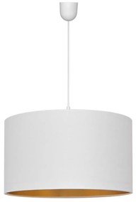 Lampadario su corda ALBA 1xE27/15W/230V d. 45 cm bianco/oro