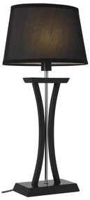 Cottex B2429SV - Lampada da tavolo NEW CHELSEA 1xE14/40W/230V nera