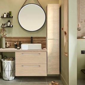 Mobile da bagno sotto lavabo SENSEA marrone L 60 x H 58 x P 46 cm, lavabo non incluso