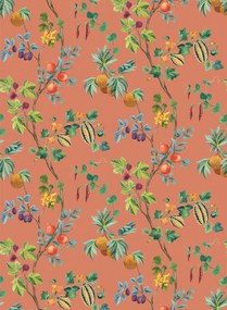 Osborne & Little Carta da parati Orchard - Terracotta