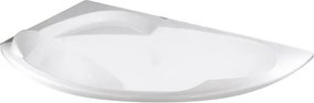 Vasca guscio SAMOA bianco 165 x 85 cm senza telaio con schienale sx