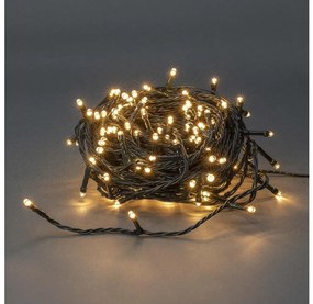 Nedis CLLS180- LED Catena natalizia da esterno 180xLED/7 funzioni 16,5m IP44 bianco caldo