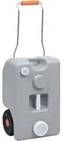 Serbatoio d'Acqua con Ruote per Campeggio 25 L Grigio cod mxl 74177