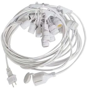 Catena da esterno STRING 15xE27/40W/230V 15m IP65