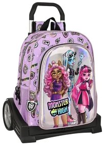 Trolley per la Scuola Monster High Best boos Lilla 33 x 42 x 14 cm