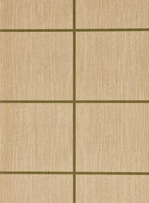 Harlequin Carta da parati Wood Blocks - Pine/ Forest Gloss