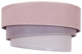 Duolla - Plafoniera TRIO 1xE27/15W/230V diametro 45 cm rosa/grigio/bianco