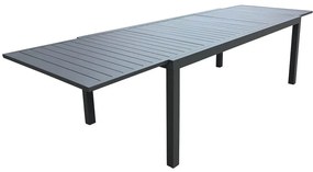 DEXTER - tavolo da giardino allungabile in alluminio da 200 x 100 cm