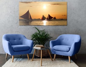 Stampa su tela – Splendido tramonto sul mare