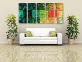 Quadri 5 pezzi – Arte visiva colorata
