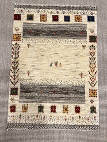 Loribaft Tappeto 60 x 90 Beige (Iran) Annodato A Mano