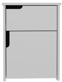 Comodino ASRA 60x45 cm bianco