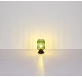 Globo 15469TG - Lampada da tavolo NORMY 1xE27/40W/230V verde