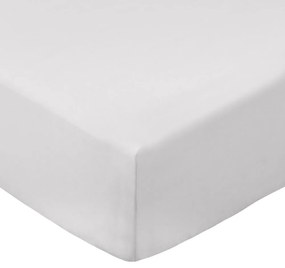 Lenzuolo con angoli grigio in percalle di cotone 185x200 cm Cotton Percale – Bianca