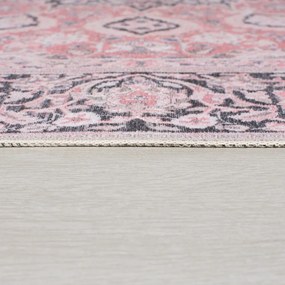 Tappeto lavabile rosa 60x230 cm FOLD Somerton - Flair Rugs