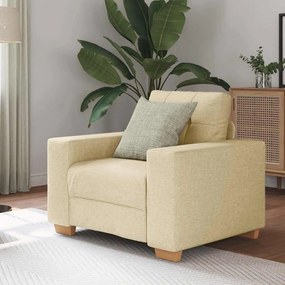 Divano Sedia Crema 60 Cm İn Tessuto /