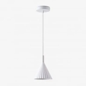 Lampada Da Soffitto In Gesso Lydon Led Bianco - Sklum