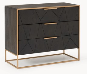 Cassettiera in legno di mango Harry