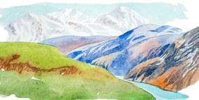Quadro su tela – Scenografia montana estiva
