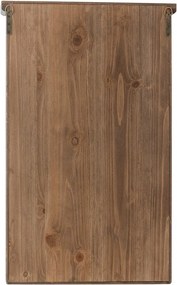 Vetrina nera in abete massiccio da appendere 50x80x14 cm Hazem – Bloomingville