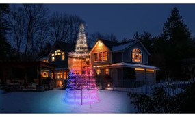 Twinkly TWP-01K-POLE-B - Supporto per albero di Natale da esterno 6 m, nero