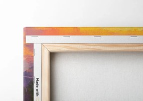 Stampa su tela – Dipinto a olio paesaggistico vivace