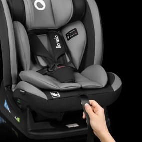 Lionelo - Seggiolino auto AART i-Dimensioni 40-150 cm nero/grigio