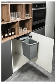 Cestino per rifiuti in plastica incorporato da 18 l Swing 2.0 - Elletipi