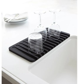 Vassoio di raccolta in silicone nero Yamazaki Flow - YAMAZAKI