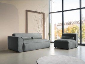 Chaise lounge componibile verde (con penisola a sinistra) Flex Felix – Miuform