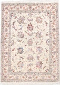 Tabriz Tappeto persiano 210x160 Rosa (Iran) Annodato A Mano