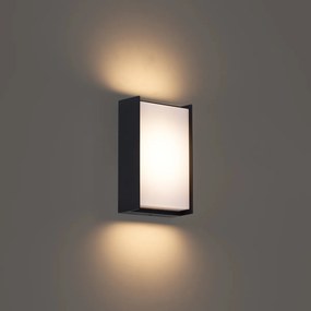 Lampada da parete moderna per esterni nera incl. LED IP65 - Packet