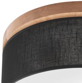 Brilagi - LED Plafoniera BELLADONNA 2xE27/15W/230V nero/quercia