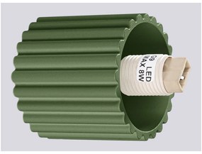 Lampada da parete verde ø 12 cm Orbital – Sollux