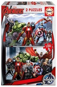 Puzzle Educa Marvel Avengers (2 x 100 pcs)