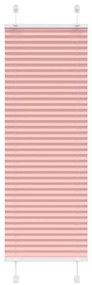 Tenda Plissettata Rosa 50x100 Cm Larghezza Tessuto 49,4 Cm /