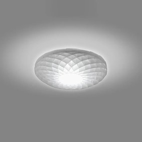 Plafoniera Moderna Dalia Led Attacco Gx53 Polilux Bianco D60 Made In Italy