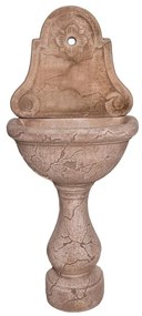 Fontana a parete Siena in calcestruzzo H 120 cm, 53 x 35 cm