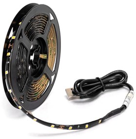 Aigostar - Striscia LED 2m LED/4,9W/5V 6500K IP65 nero