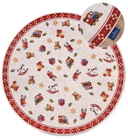 Tappeto rotondo rosso con motivo natalizio ø 150 cm Red Christmas - Villeroy&amp;Boch