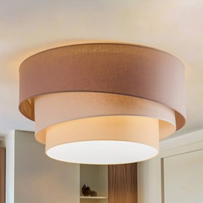 Euluna Trio Max coperta, Ø60cm, cappuccino/ecru/grigio